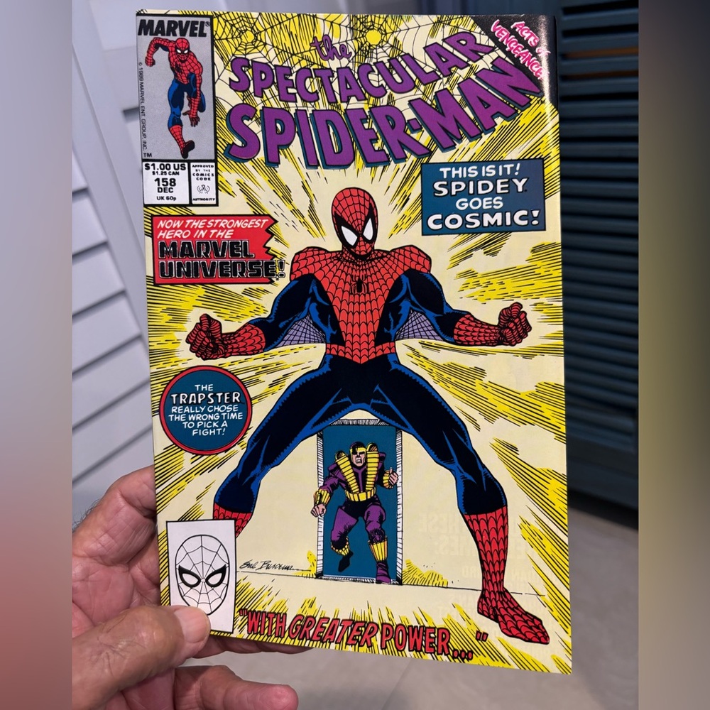 Year 1989 The Spectacular Spider Man # 158